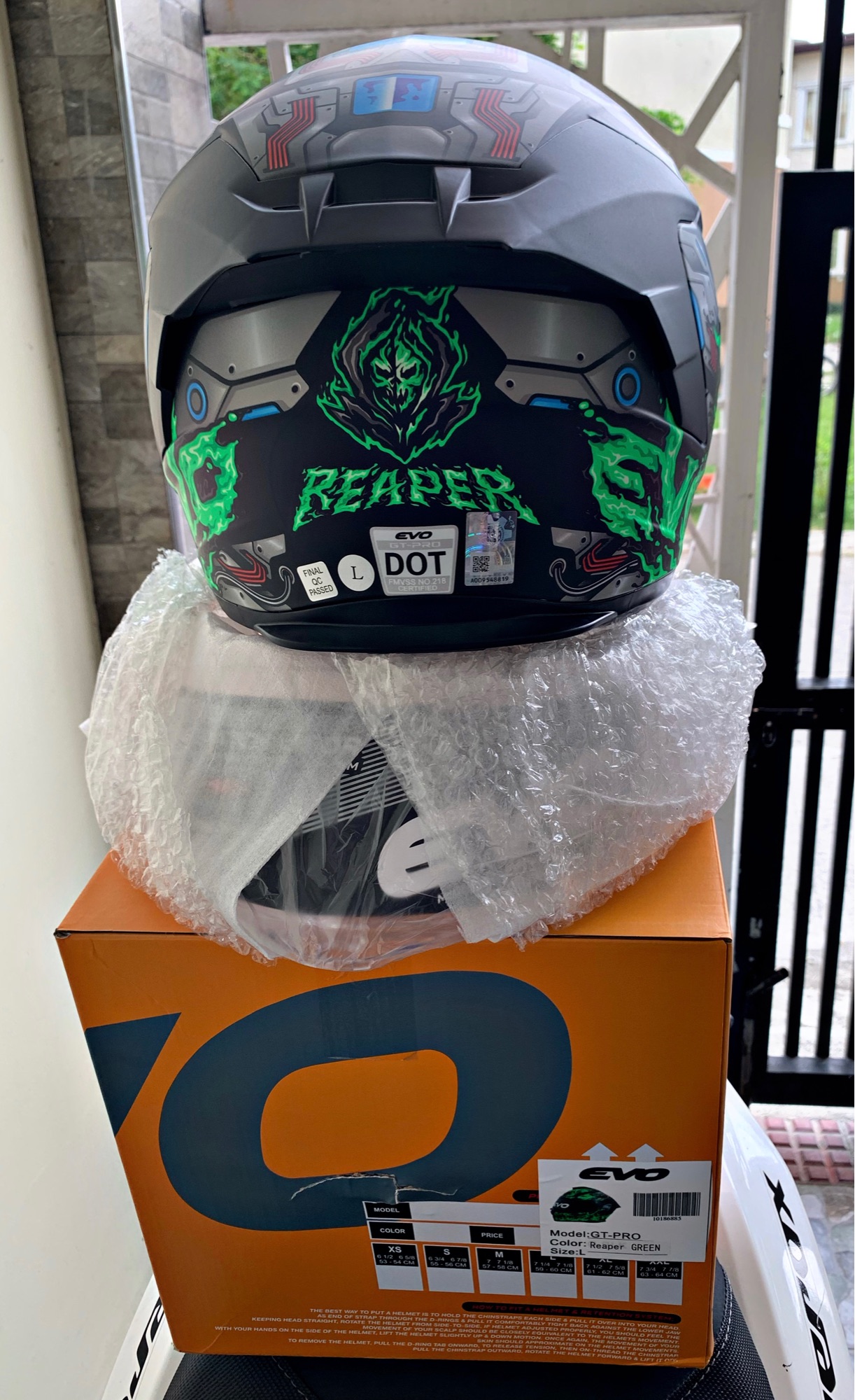 Evo Gt Pro Reaper New Design Buy Sell Online Helmet With Cheap Price Lazada Ph