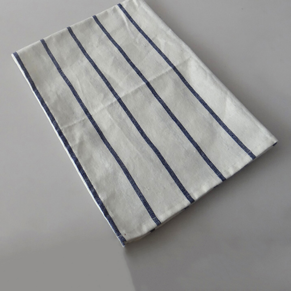 Linen Cotton Stripe Kitchen Table Mats Napkin Placemat Cloth Cup Coaster Pad