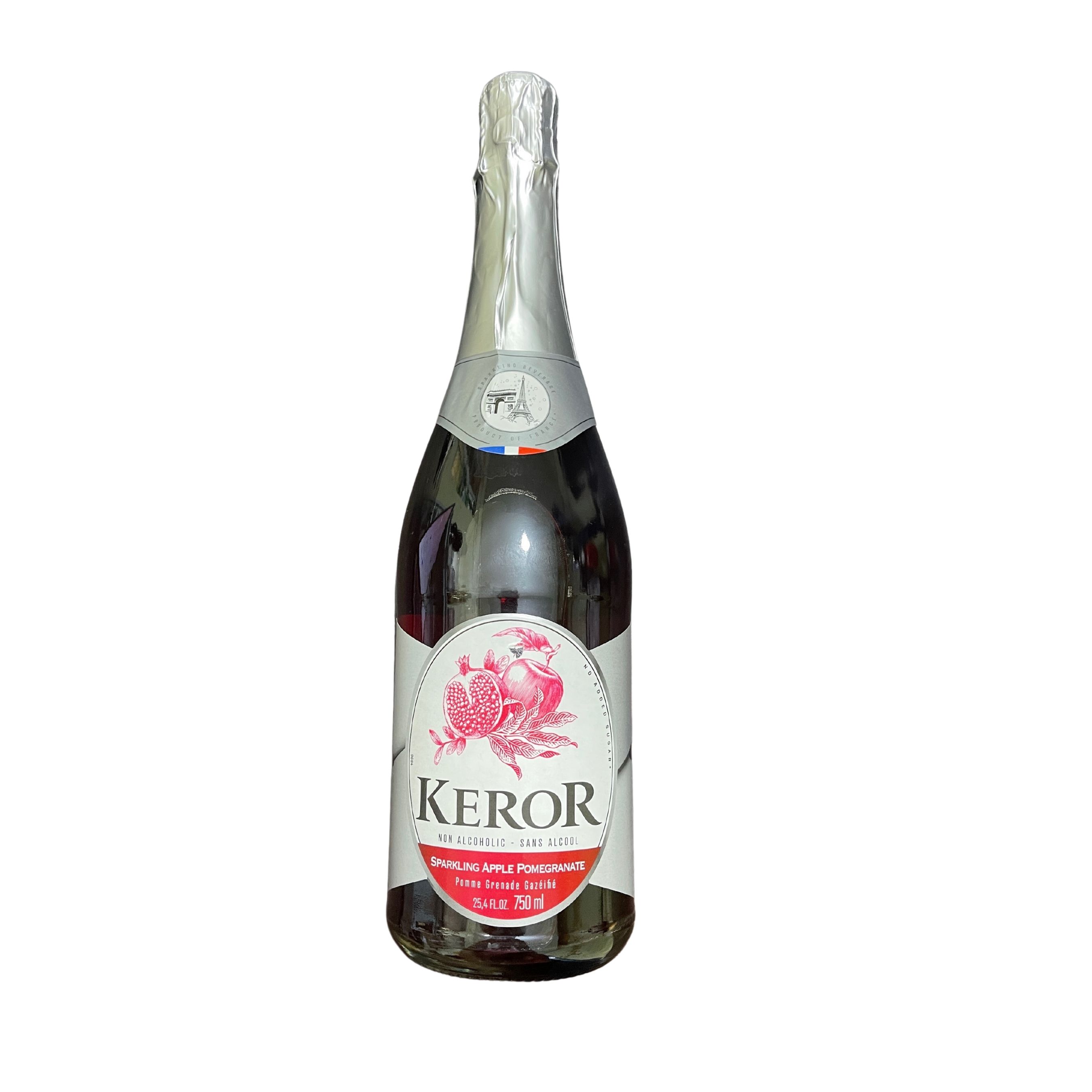 Keror Sparkling Apple Pomegranate NonAlcoholic Juice Drink, 750ML
