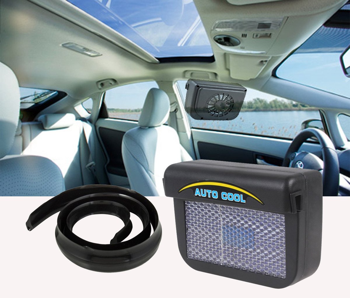 solar car cooling fan