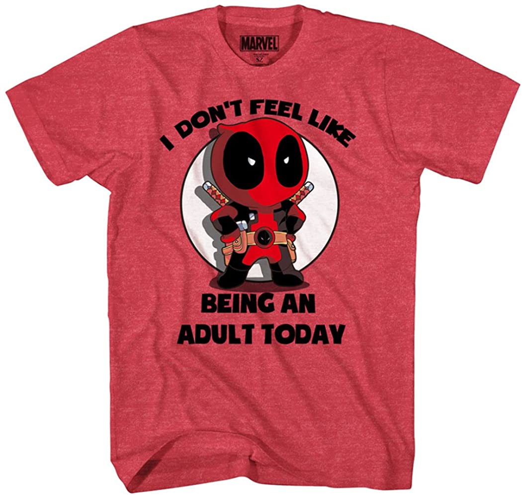 Marvel Deadpool Dont Feel Like Being An Adult Tshirt