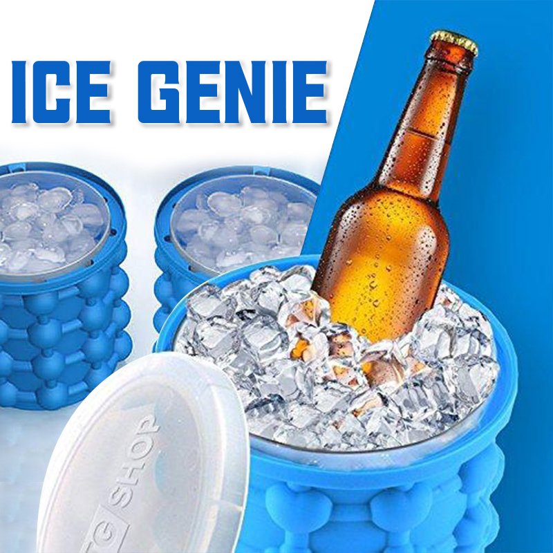 1000ml Silicone Ice Cube Maker With Lid Ice Bucket Ice Mold Space Saving  Champagne Wine Beer Bucket For Kitchen Party Barware