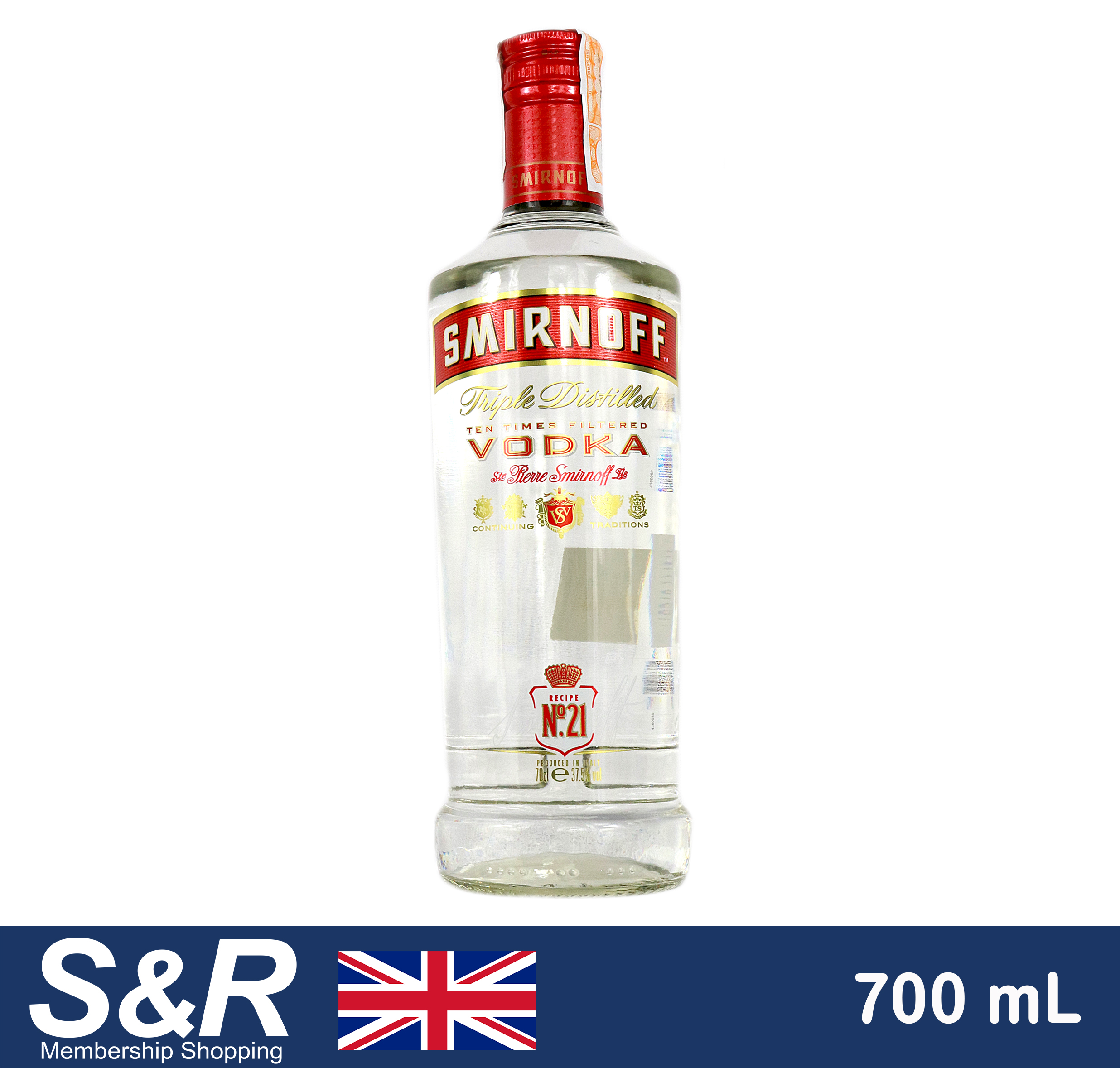 Smirnoff No. 21 Classic Vodka 700 mL review and price 10122023