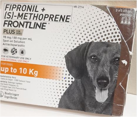 frontline plus and bathing