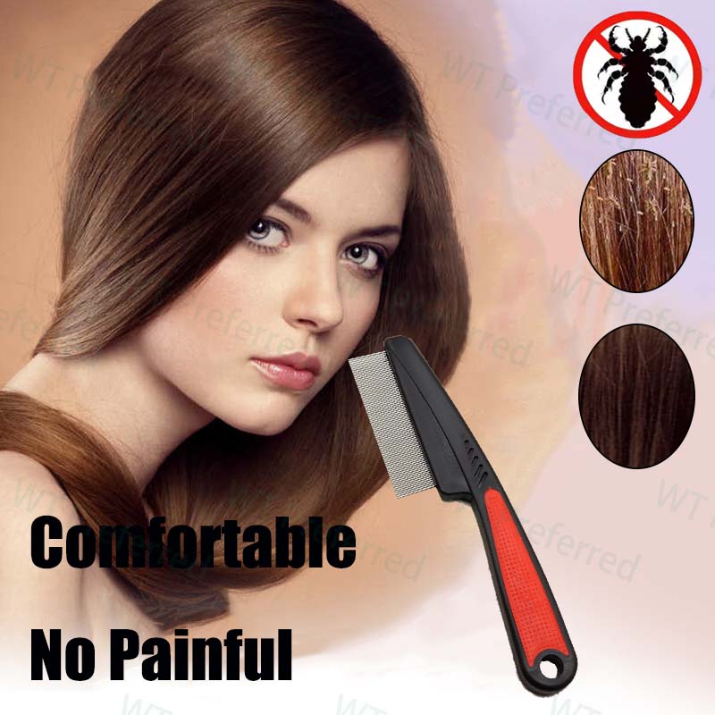 Remove lice eggs Straight hair comb Doesn't hurt the scalp Reusable
