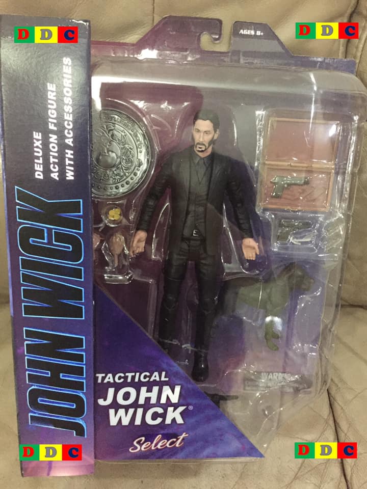 DIAMOND SELECT TACTICAL JOHN WICK BLACK SUIT ACTION FIGURE (SEALED