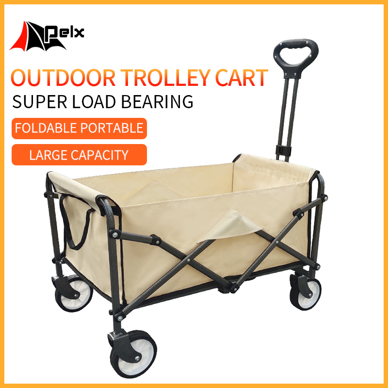 Outdoor Camping trolley cart foldable Shopping Cart portable utility ...