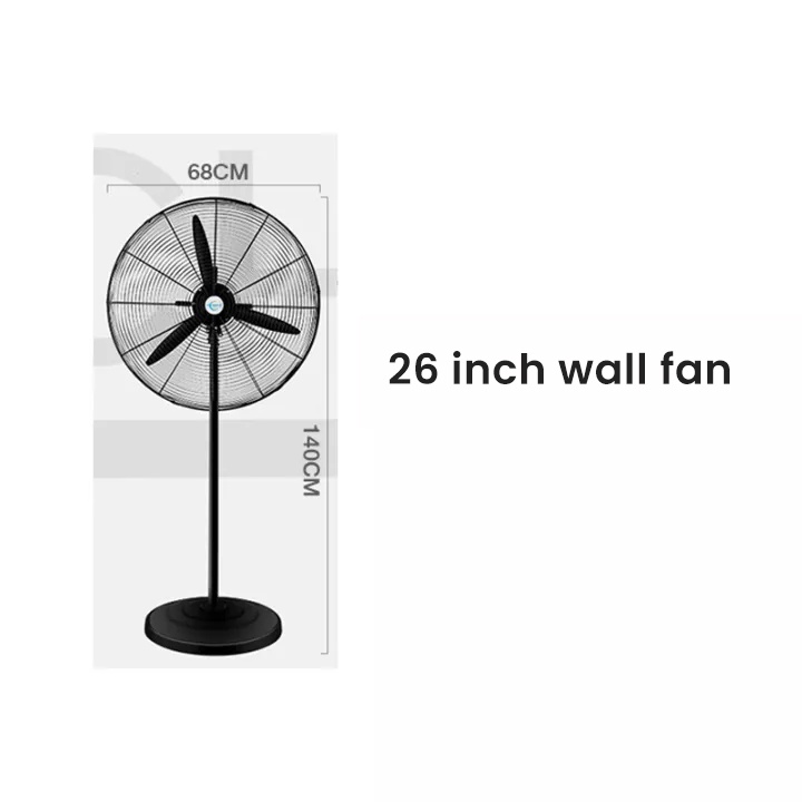 Heavy Duty Industrial Fan Stand Fans Wall Fan 30 Inch Strong Wind Floor