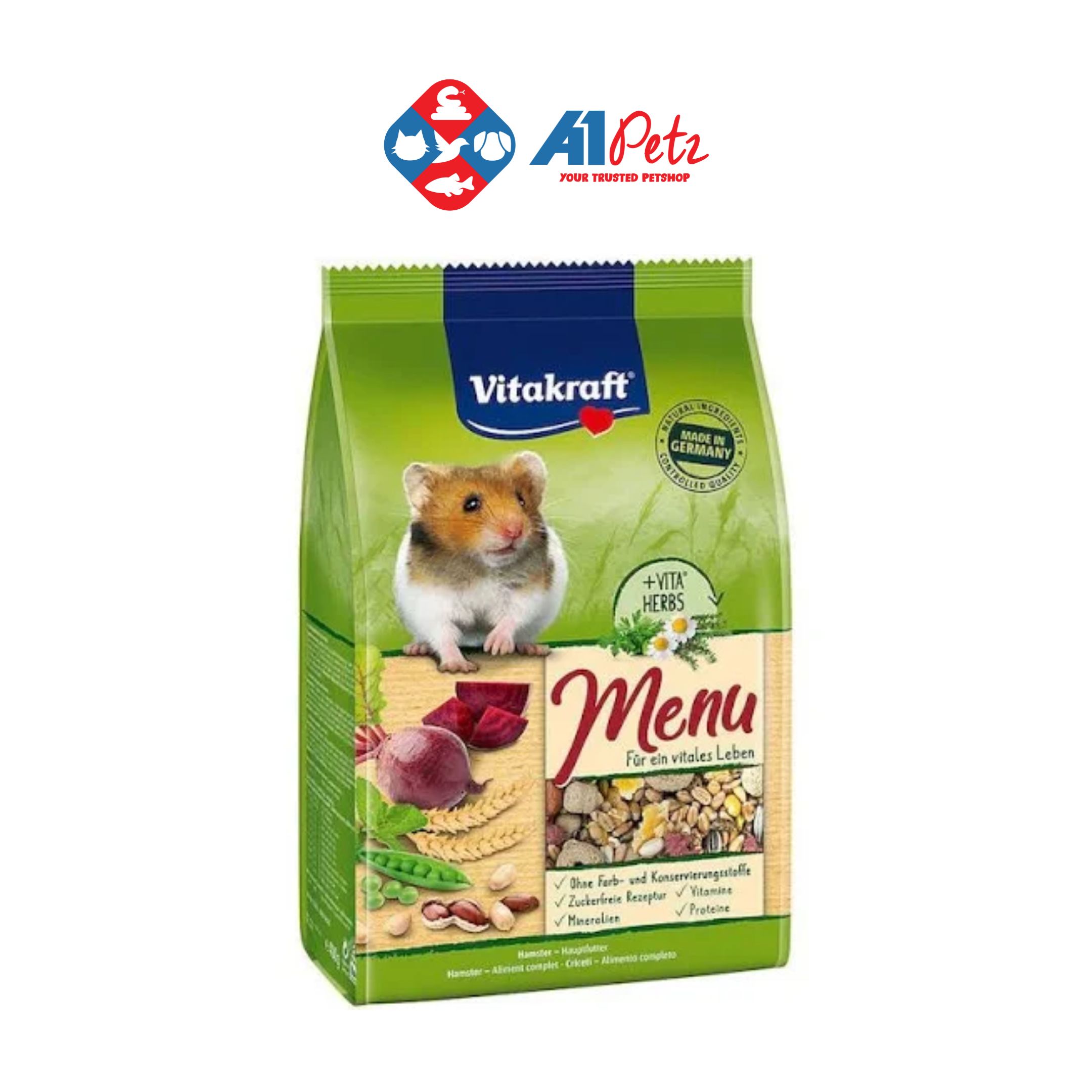 Vitakraft Hamster Food 400g Premium Menu Vital | Lazada PH