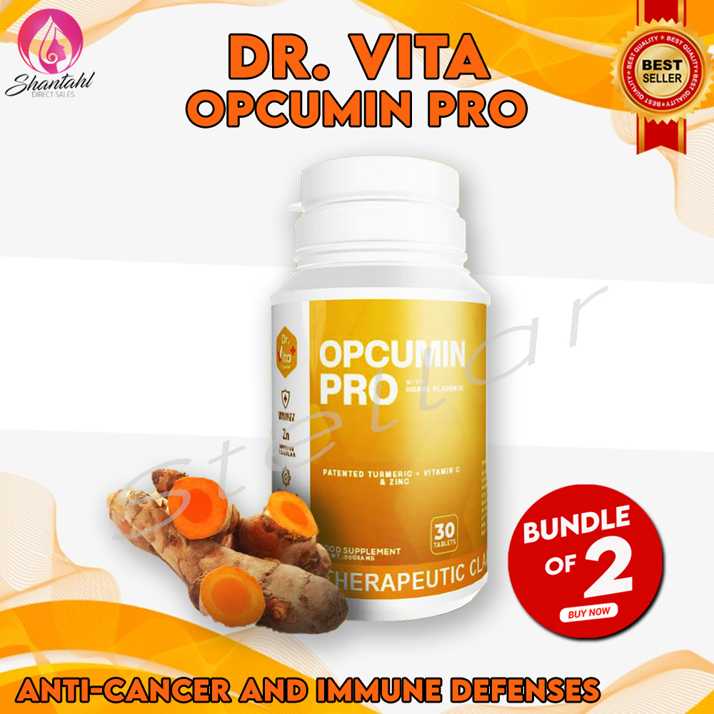 BUNDLE OF 2! Dr Vita OPCUMIN PRO with Equine Placenta Patented Turmeric