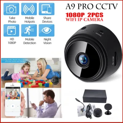 CCTV camera connected to cellphone A9，Cctv camera outdoor with night vision 360, Spy camera hidden for cr，spy camera small，mini camera for sex， cctv camera，Mini WIFI Infrared Light Night Vision Vision Smart Home IP Security Camera cctv camera