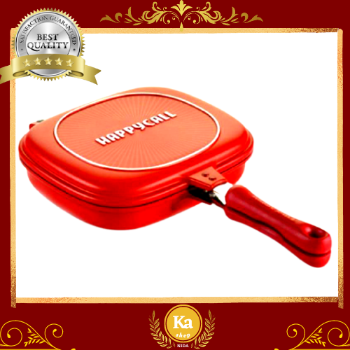 BEST QUALITY Happy /Call Korean Made Model Double Sided Happy/Call NonStick Multipurpose Grill