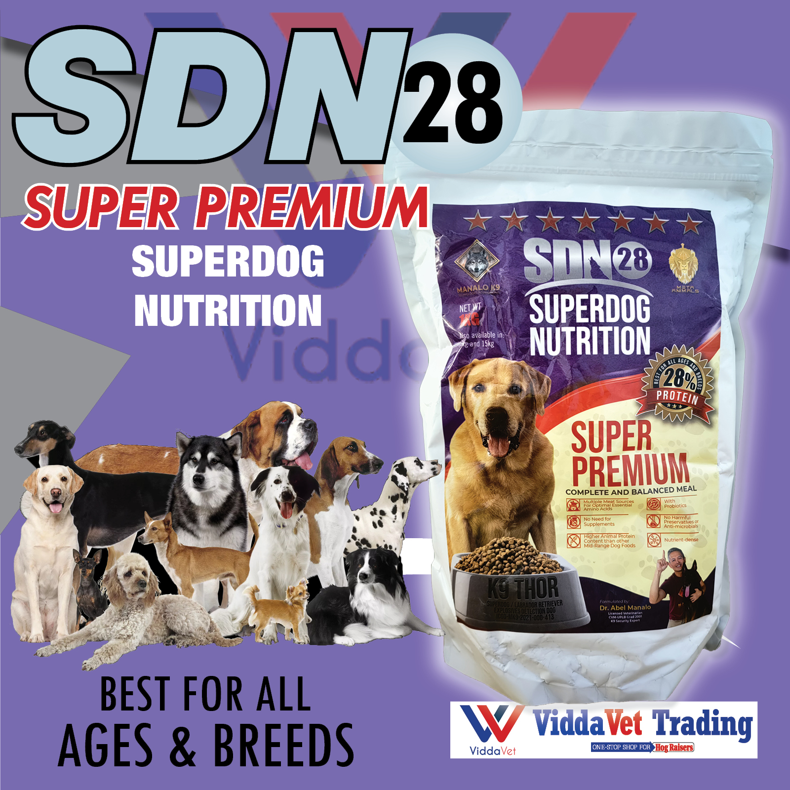 SDN28 dog food original SDN 28 dog food SDN28 1 KILO SDN 28 Meta ...