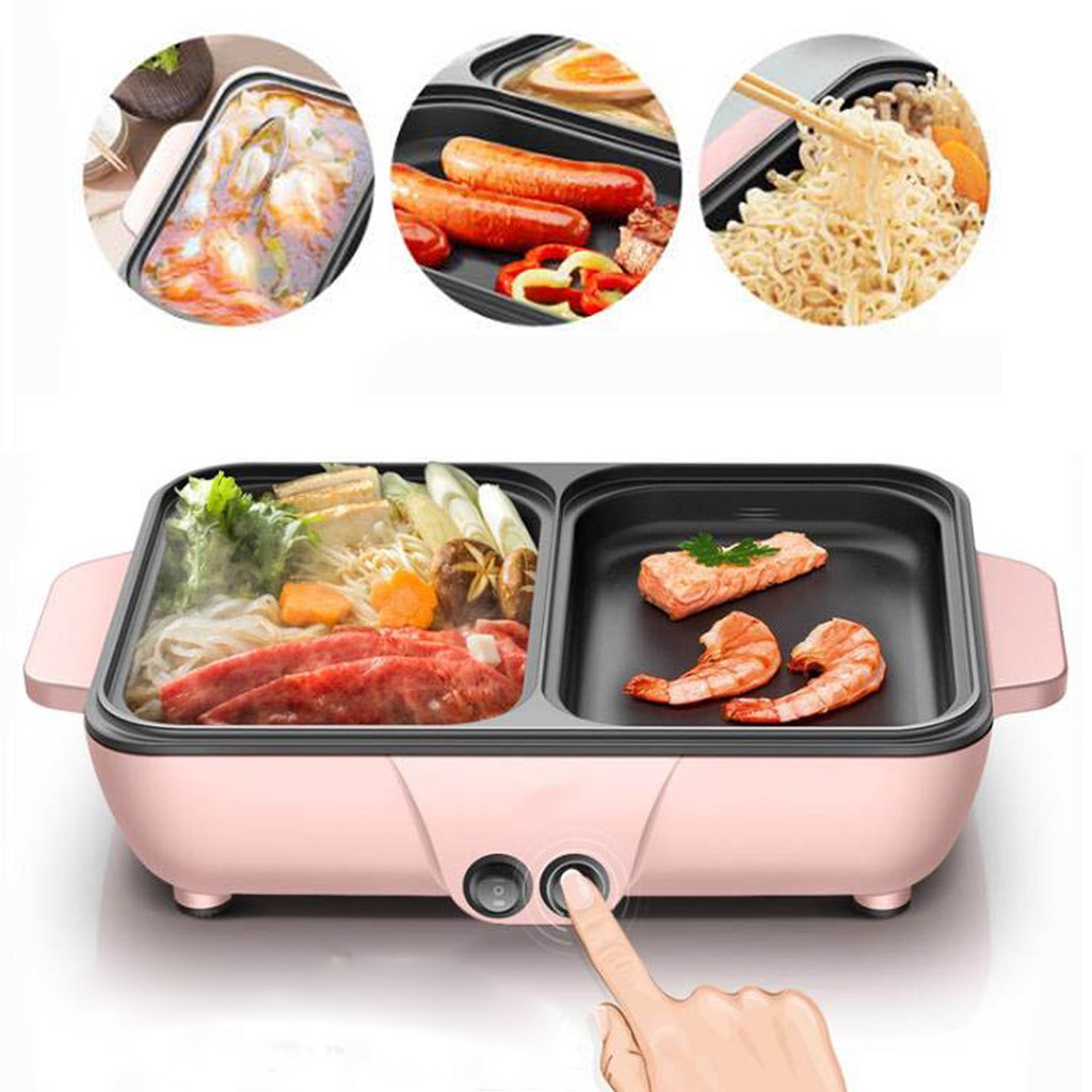 Celina Home Living Multifunction Electric Cooker Mini Hotpot Barbecue ...