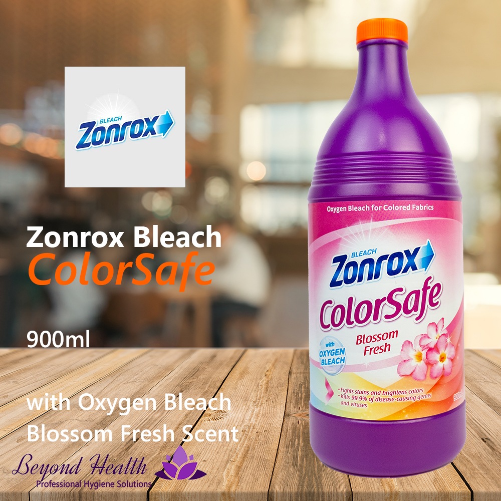 Zonrox Colorsafe Bleach 900ml Blossom Fresh Scent Oxygen Bleach For