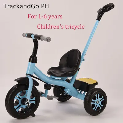 Children's tricycle baby pedal stroller 1-6 years old baby pedal tricycle swing car