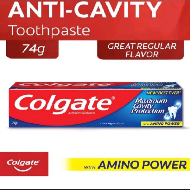 Colgate Anti Cavity Toothpaste Cavity Protection Great Regular Flavor