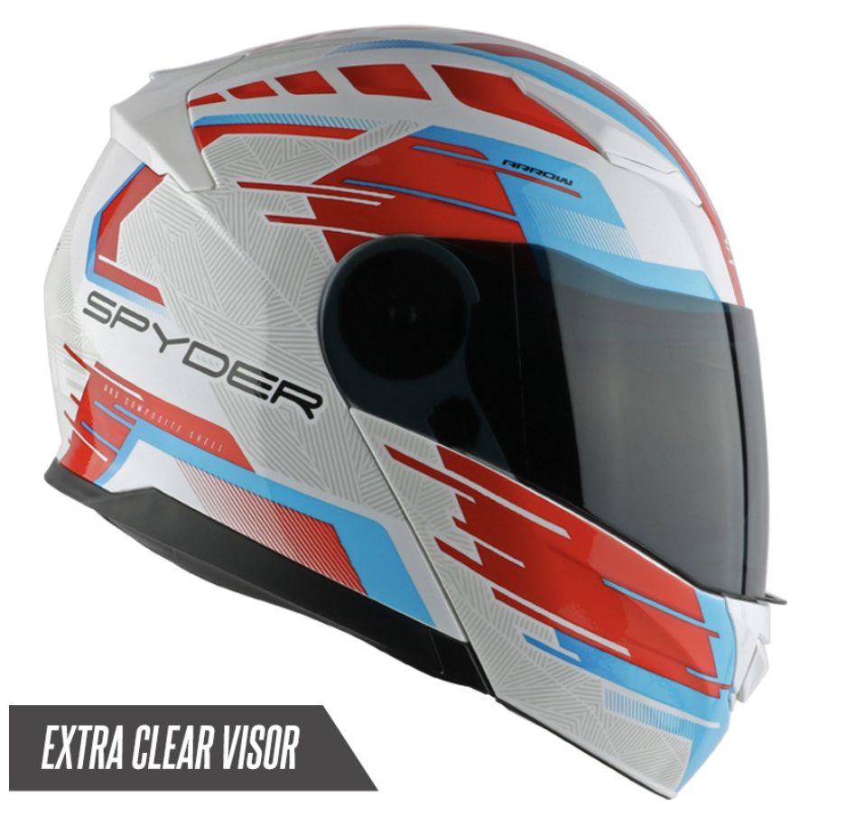 Spyder Arrow Modular Full Face Helmet Series 9 (With Free Extra Visor ...