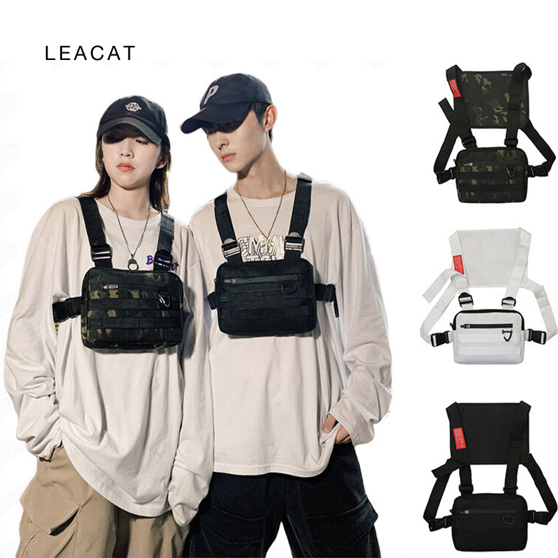 New Men Bag Outdoor Style Chest Bag Small Tactical Vest Bags Male Waist Bags