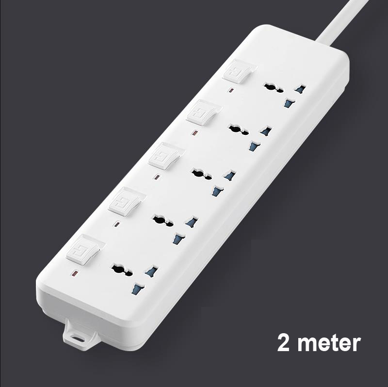 Power Strip Universal Extension 5 Socket Plug Standard Socket Adapter ...