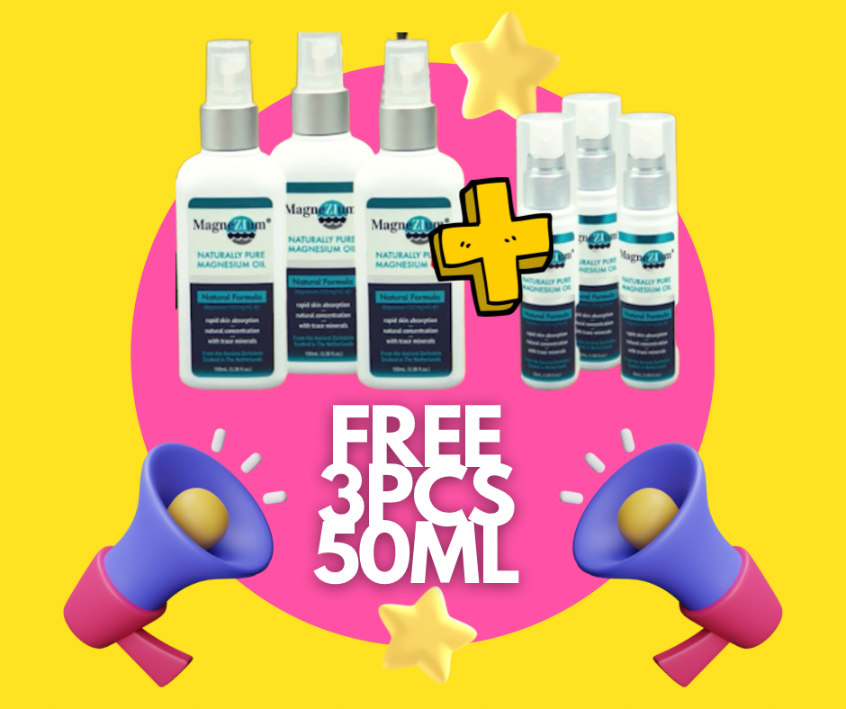 FREE 3 Months Therapy MagneZIum ® Therapy Oil Highest Grade
