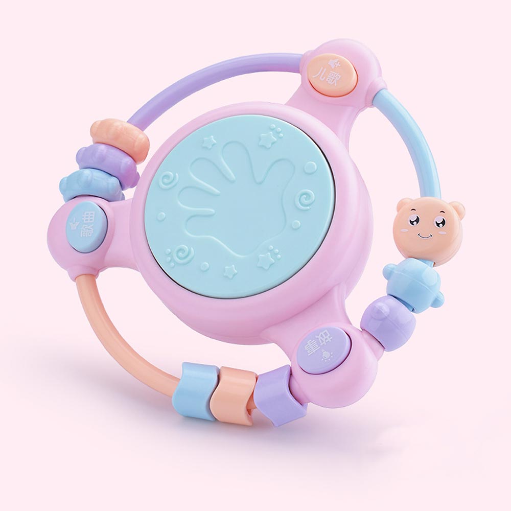 Baby Hand Drum Toys Newborn Educational Early Learning Music Rattles
