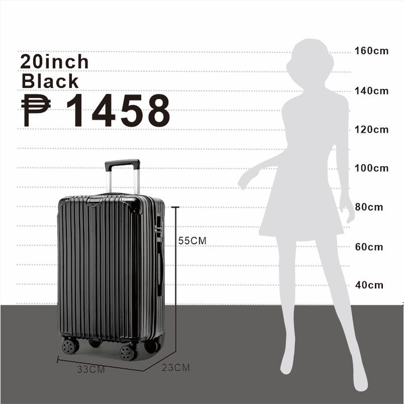 Luggage Lightweight Travel Suitcase 20/24 Inch Universal Wheel 360