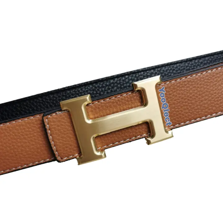 black leather belt with silver holes