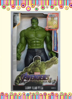 Avengers. Action Figure Toys - InfinityWarIncredibleHulk from Kobe & Kenji Collection (Size: 11.75 inches)