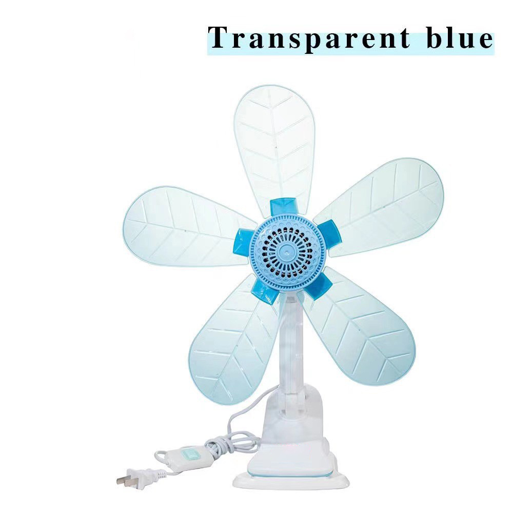 SYCAT 5 Blade Angle Adjustable Portable Mini Desk Rechargeable Clip Fan