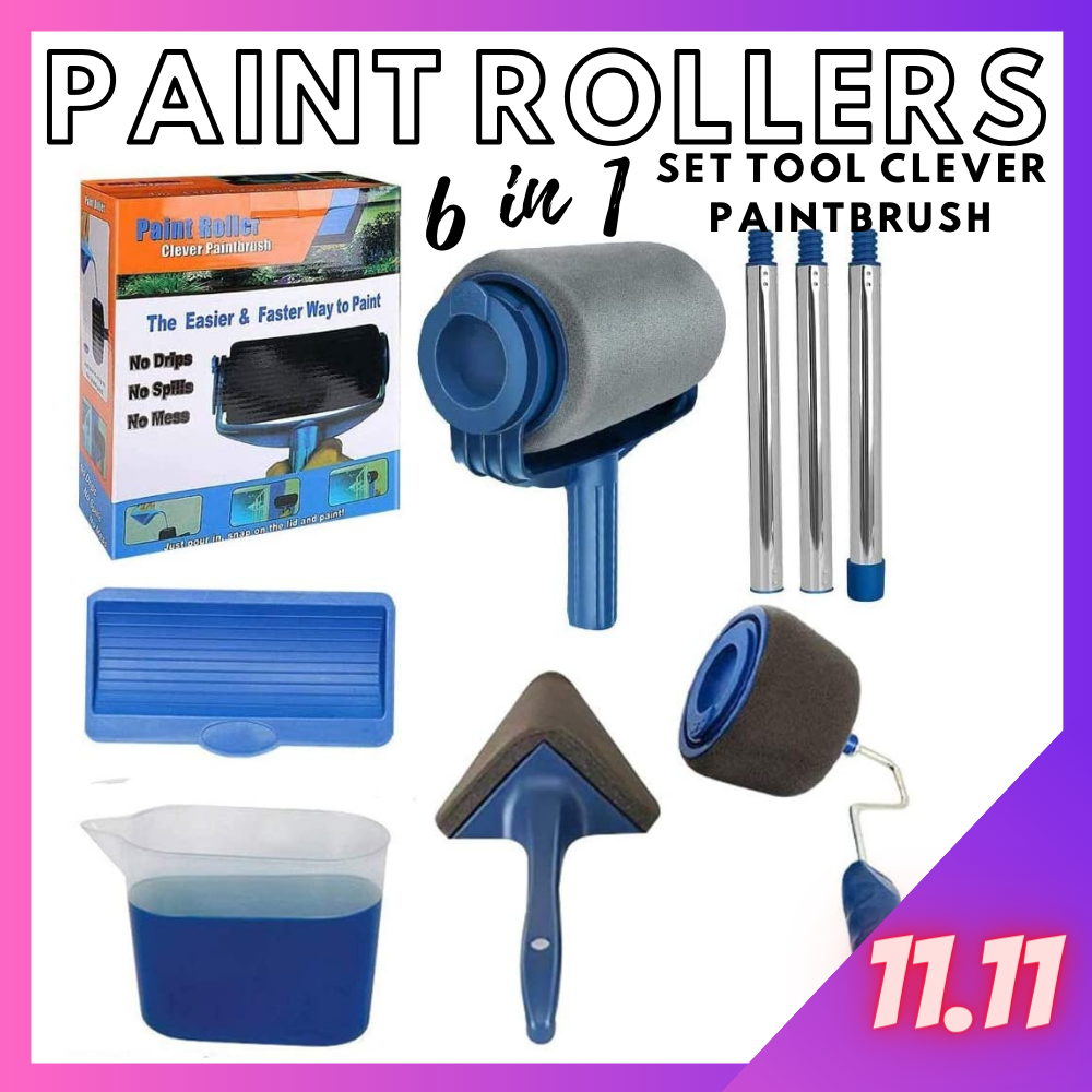 6 in 1 Paint Rollers Tool Set | Lazada PH