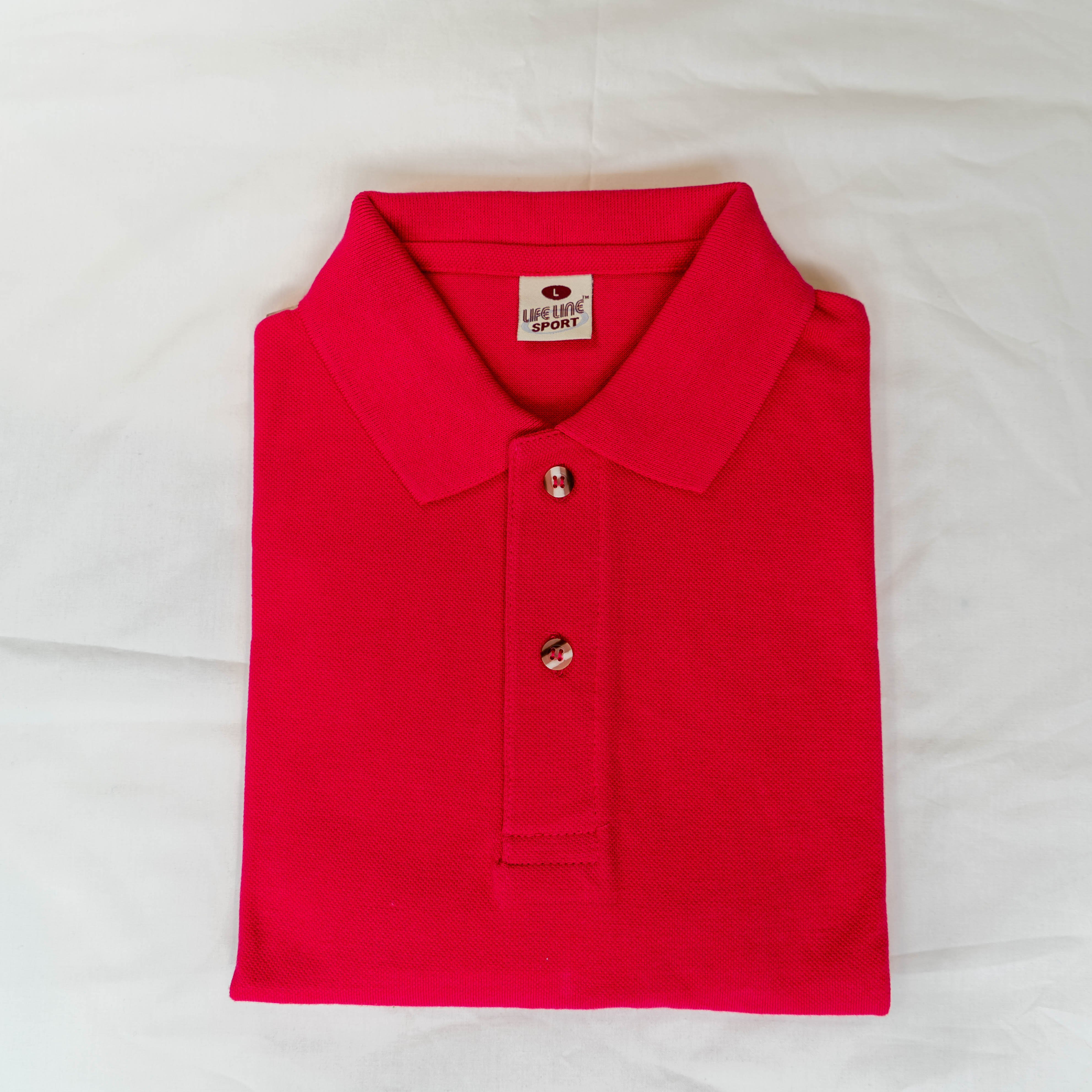 [kevsmerchandising] Lifeline Honeycomb Polo Shirt Red | Lazada PH