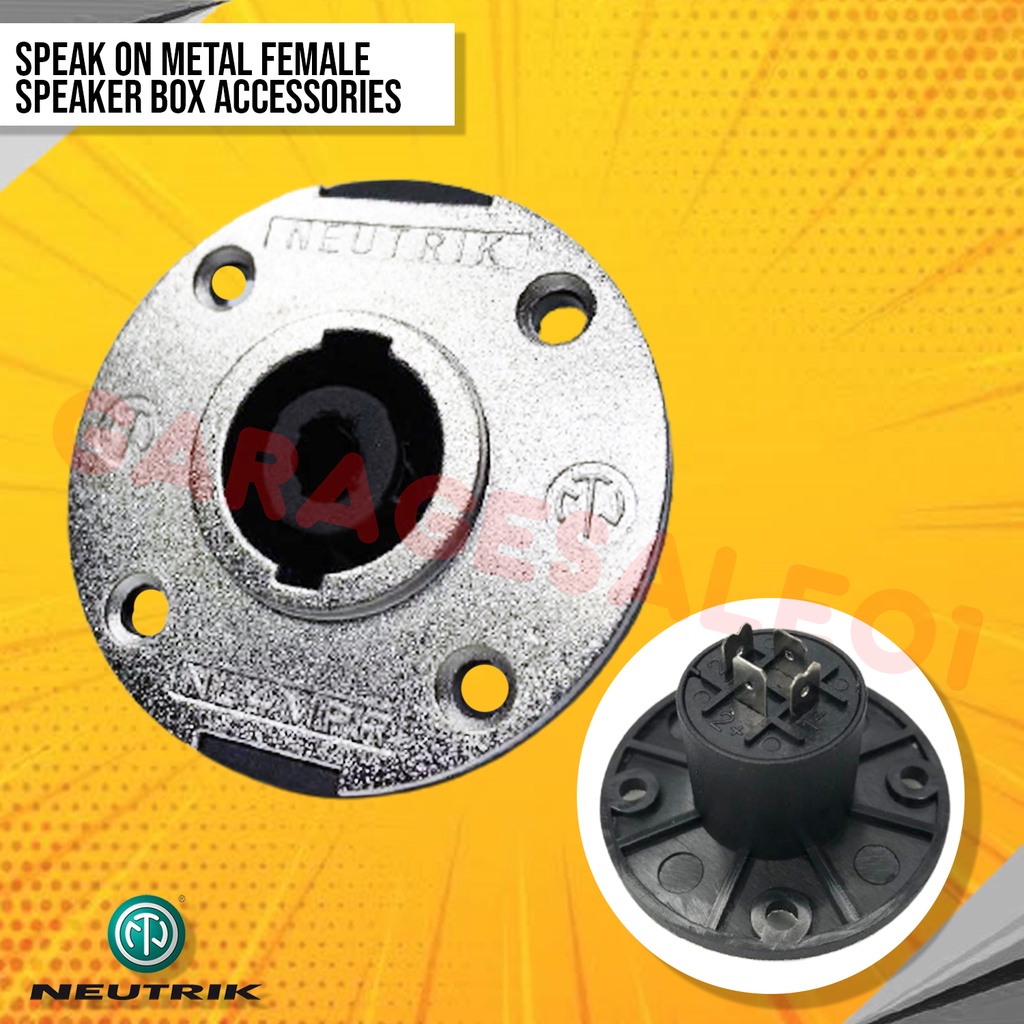 ⚡NEUTRIK Speak on Metal Female speaker box accessories⚡ Lazada PH