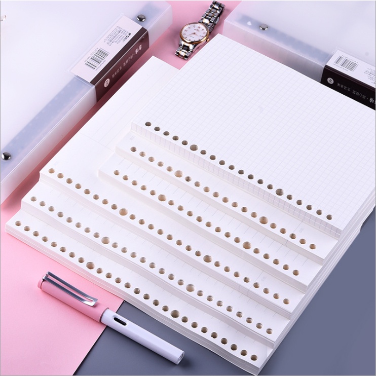 Loose Leaf Binder Cover and Refill A5/B5/A4 (20/26/30 Holes