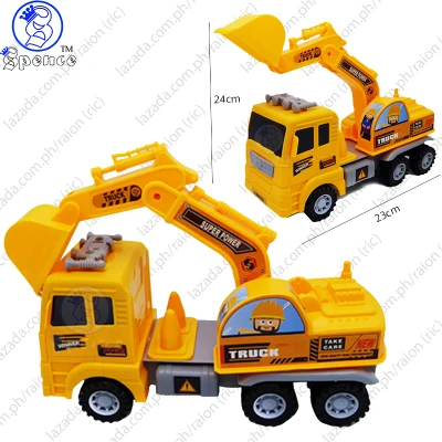 Spence Backhoe Friction Powered Truck Toy Raion (A2917SP) Play Vehicles Toy Toys for Boys Toys for Kids