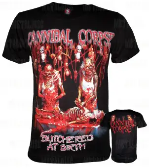 cannibal corpse butchered at birth shirt