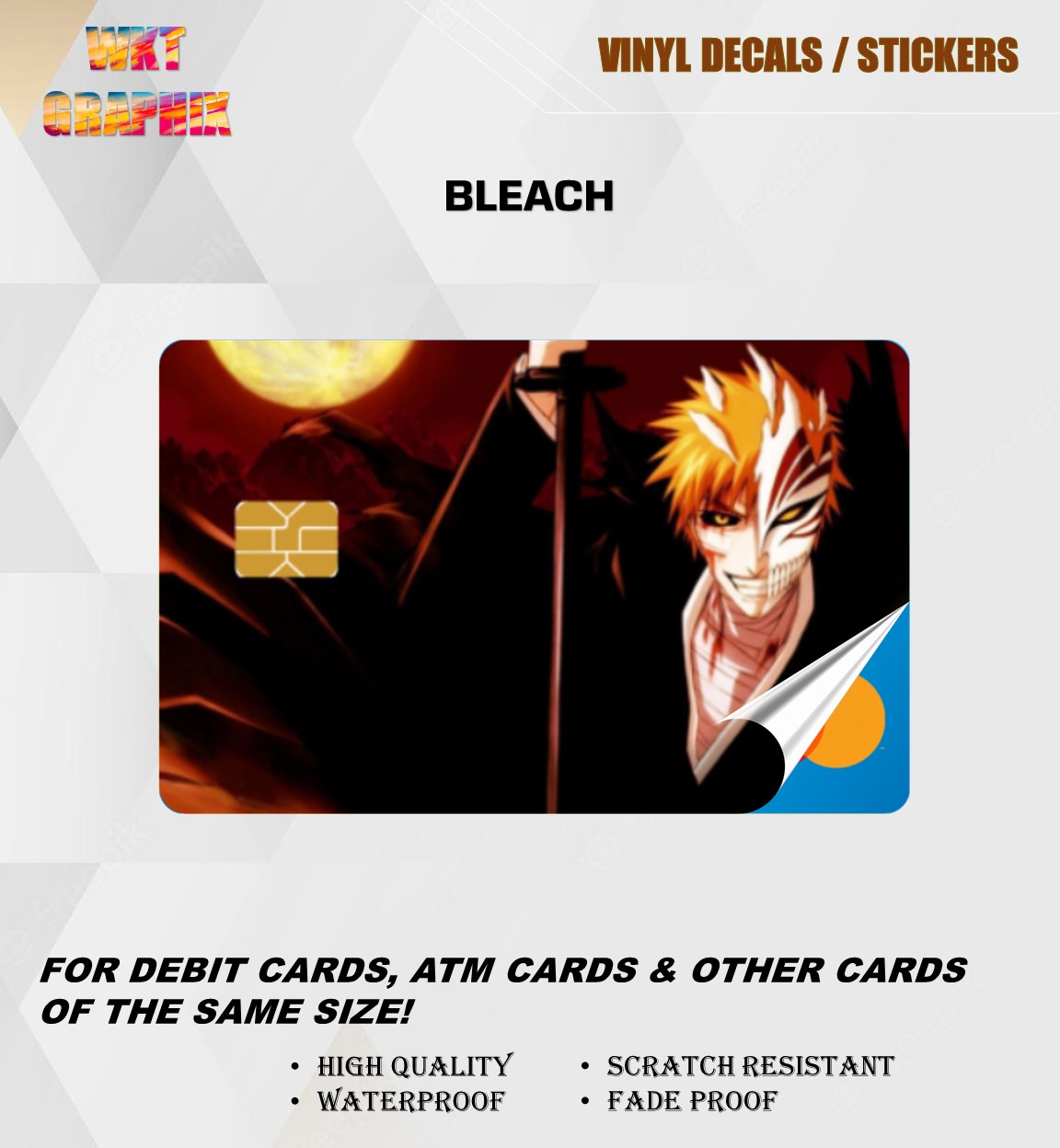 Anime Full Card Skins for Debit Cards PART 3(BDO, BPI, UNION BANK