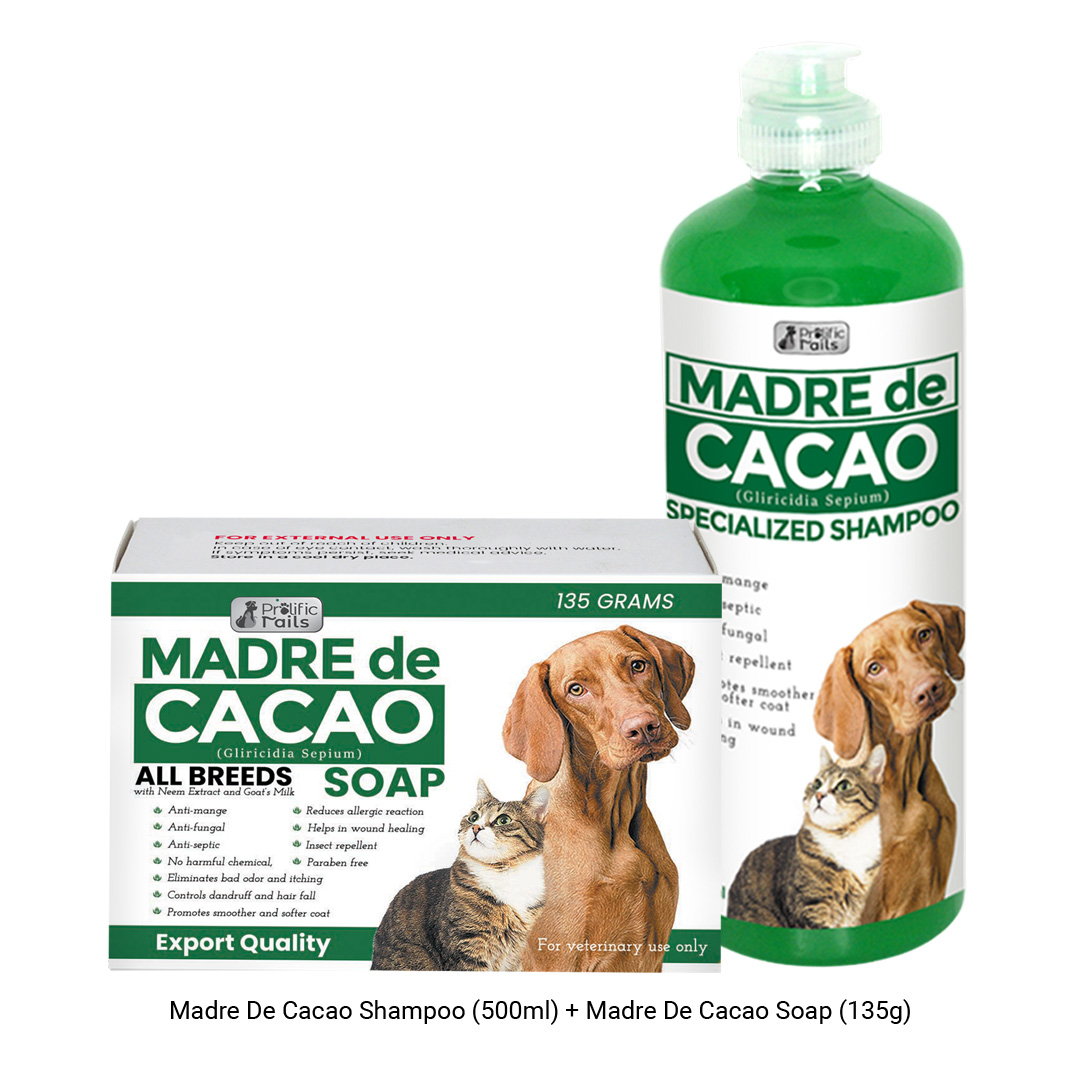 Specialized Madre de Cacao Dog Shampoo 500mL and MDC Soap Lazada PH