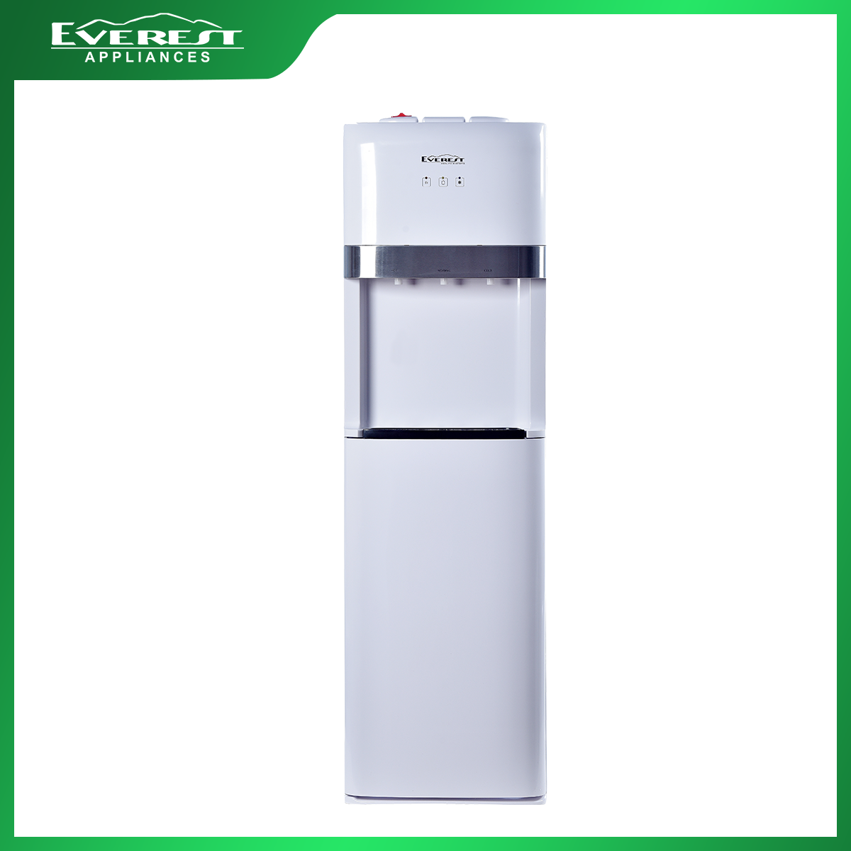 EVEREST Bottom Load Water Dispenser: Hot Ambient and Cold Water