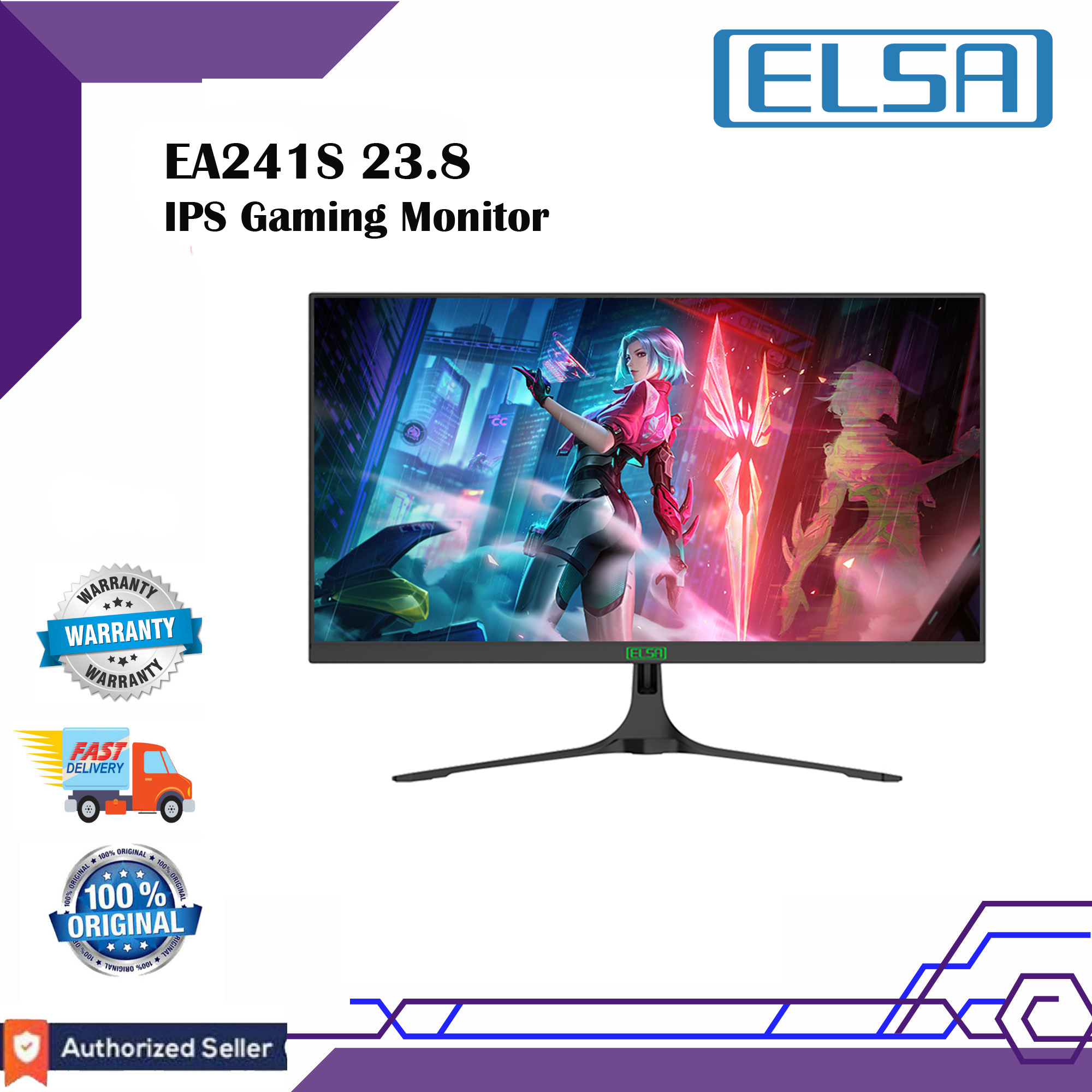 ELSA EA241S 23.8″ 165HZ IPS GAMING MONITOR | Lazada PH