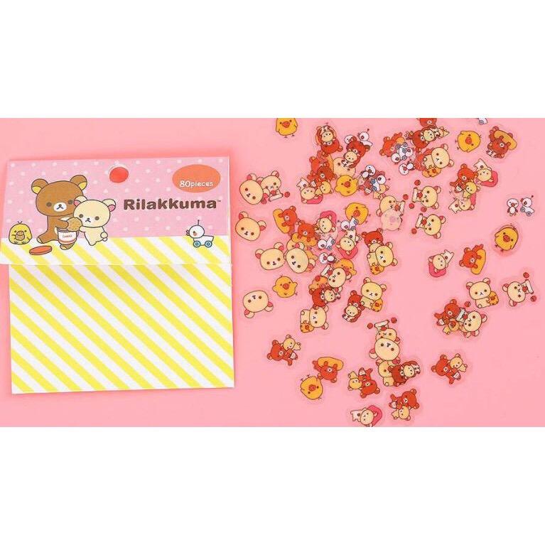 80 pcs. SanX Sumikko Gurashi Kutusita Nyanko Sentimental Circus