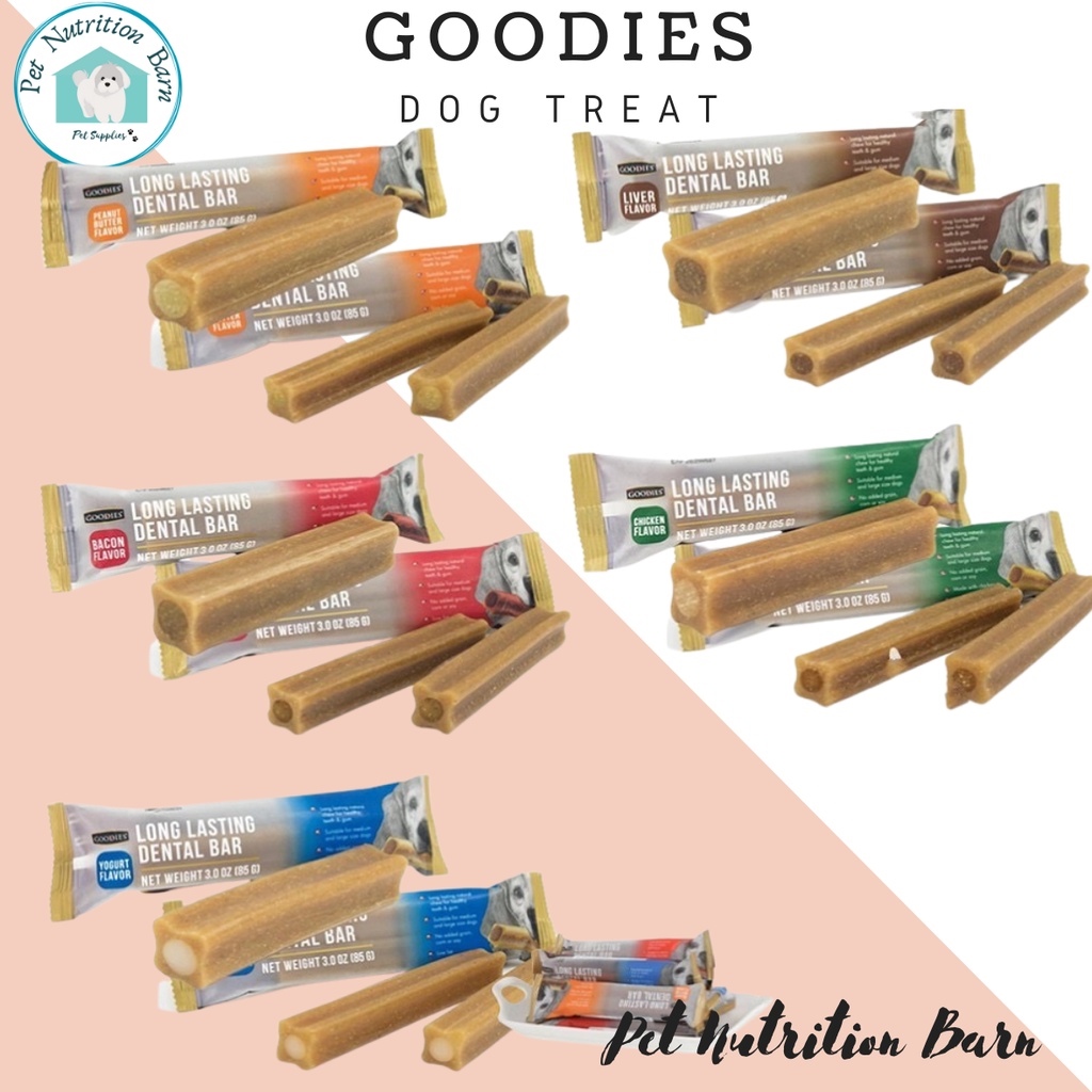 Goodies Long Lasting Dental Bar goodies energy treats dental chew dog