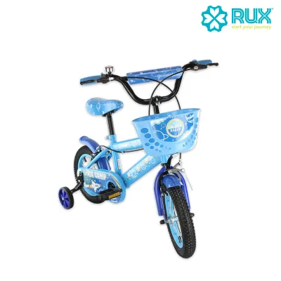RUX 12" Bicycle (Bike) with Basket and Training (Trainer) Wheel for Kids (Children, Kiddie, Boys, Girls) | Kids Bike | Bike for Kids | Bike for boys |Toys for Kids | Toys for Boys | Bike for 2 to 5 years | Toys for 2 to 5 years