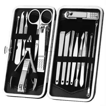 manicure pedicure set nail clippers stainless steel manicure kit