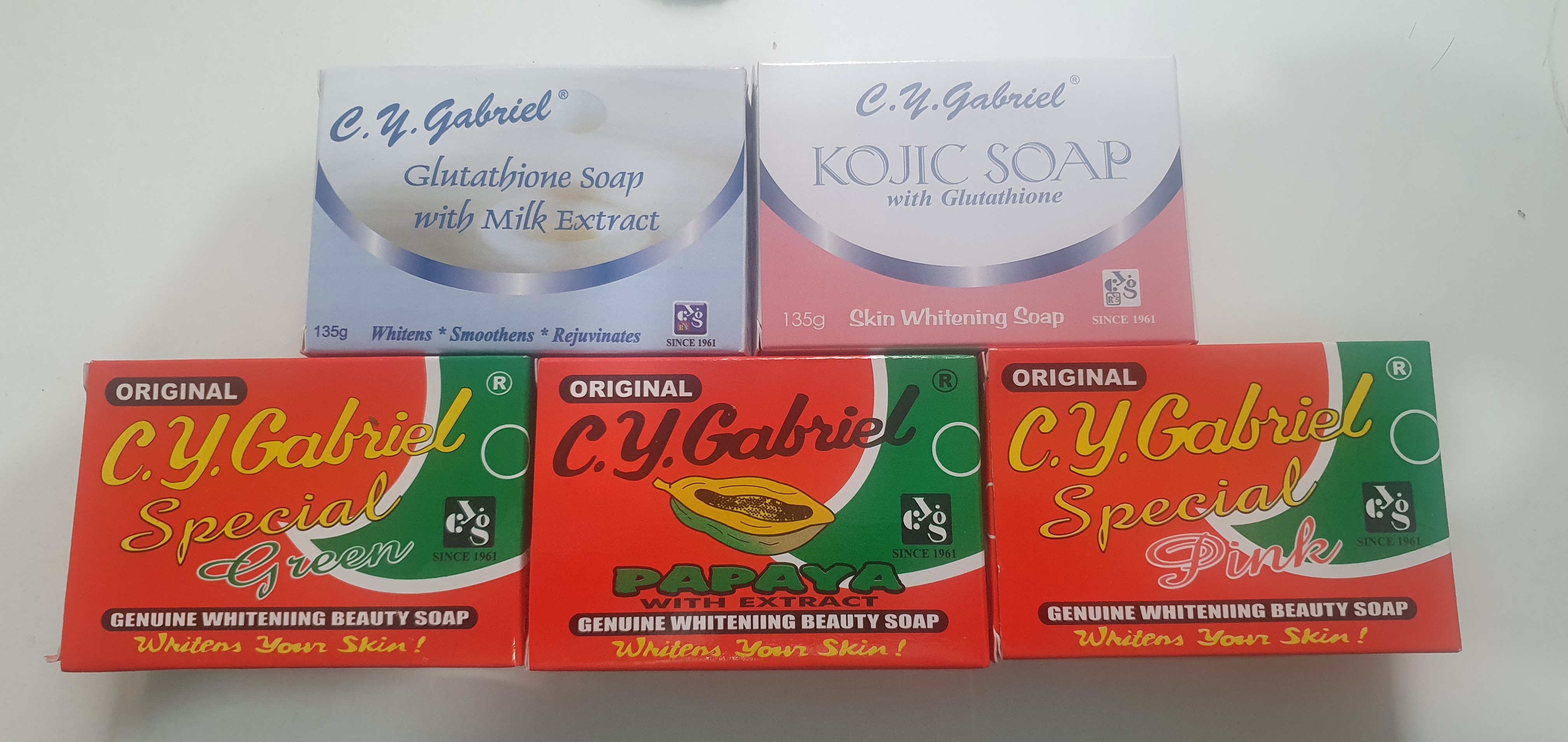 C.Y. Gabriel Glutathione Soap with Milk Extract 135g | Lazada PH