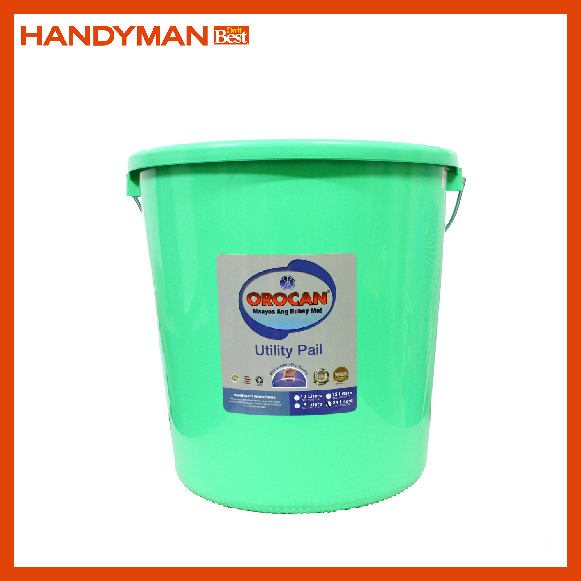 orocan-utility-pail-with-comfort-grip-handle-24-liter-6006-lazada-ph