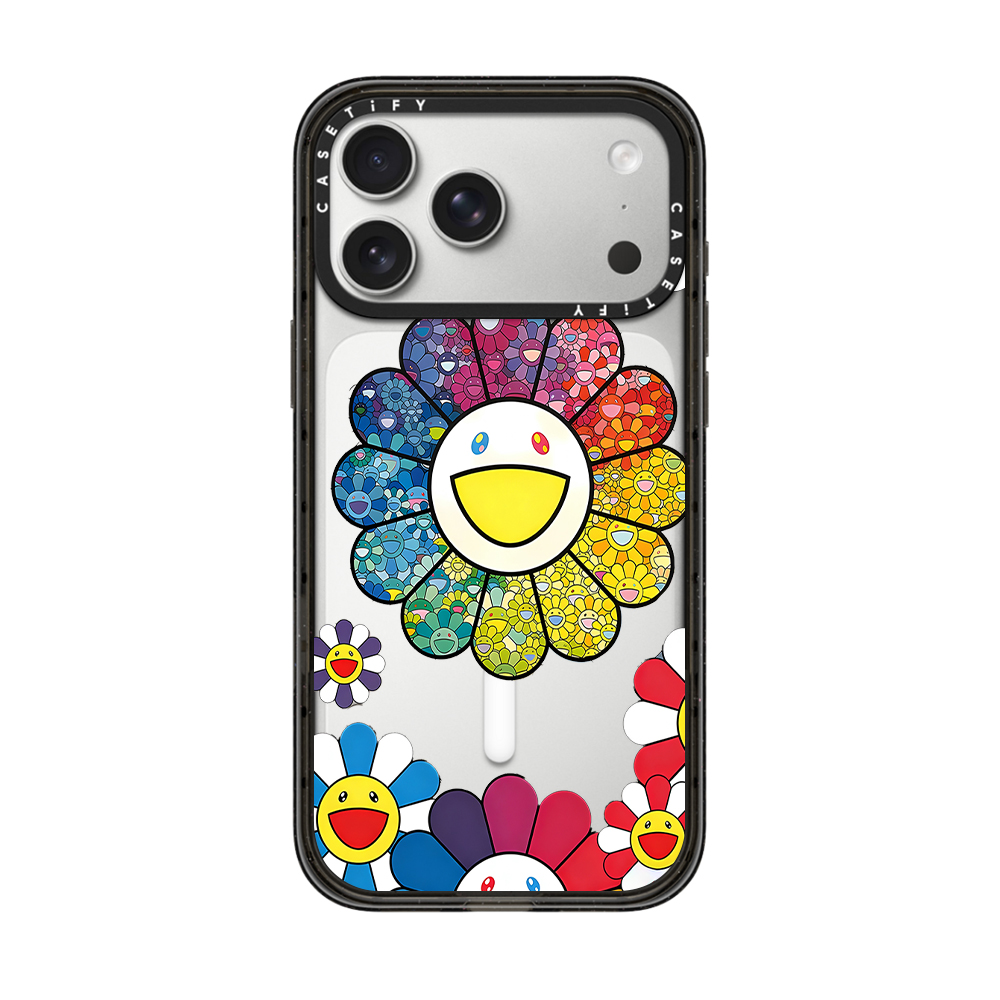 CASSETiFY タカシ・ムラカミフラワーケース iPhone17ProMax Original Casetify iPhone 17 Pro Max Case TAKASHI MURAKAMI x