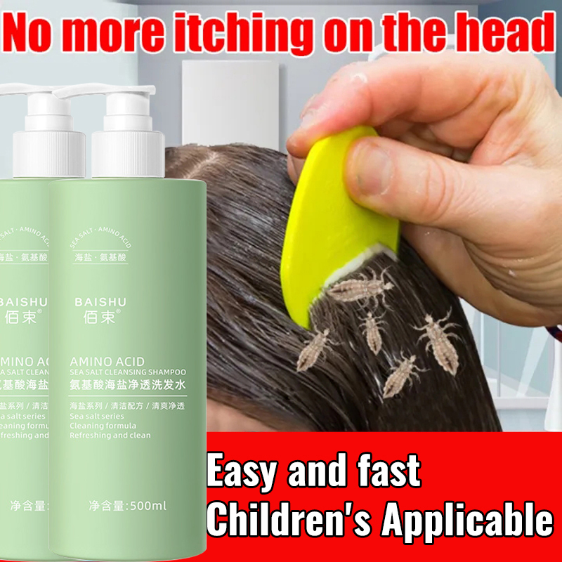 Sea Salt AntiDandruff Shampoo Deep cleaning, eliminating dandruff