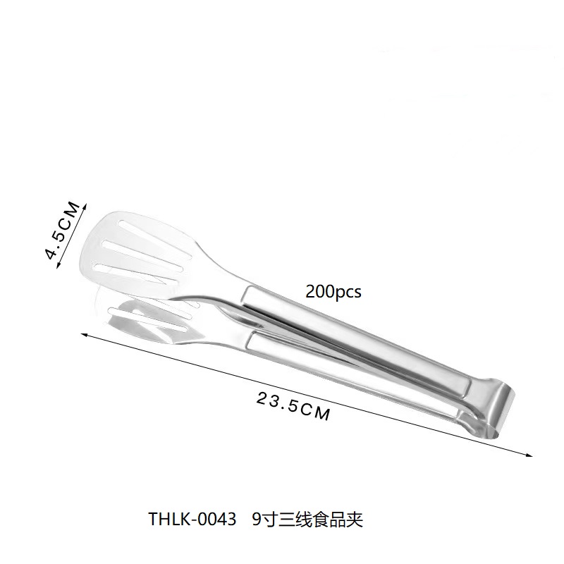 Stainless steel food tong unti heat tong / ice tong, kitchen serveware ...