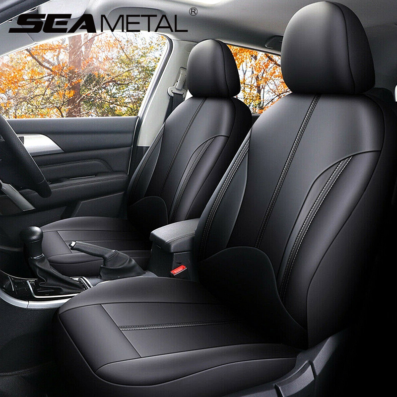 Leather Universal 4/9Pcs Car Seat Covers for Toyota Vios Fortuner Innova  Corolla
